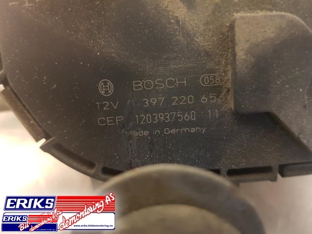 Viskermotor frontrute til VW Caddy 2010-2015 (Type III, Fase 2)  (BOSCH|1 397 220 656|2K1 955 023 J|)