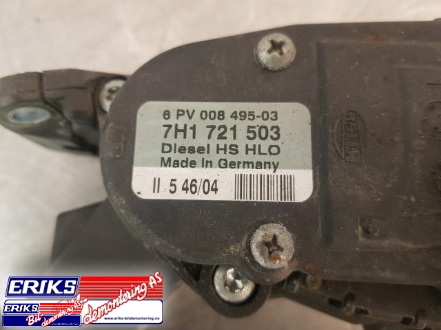 Pedal gass til VW Transporter / Caravelle 2003-2009 (Fase 1) (T5) (T5) (HELLA|7H1 721 503|)