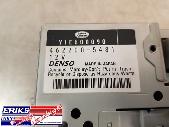Bilstereo navigasjon skjerm til Land Rover Discovery 2005-2009 (Type III) (DENSO|462200-5481|)