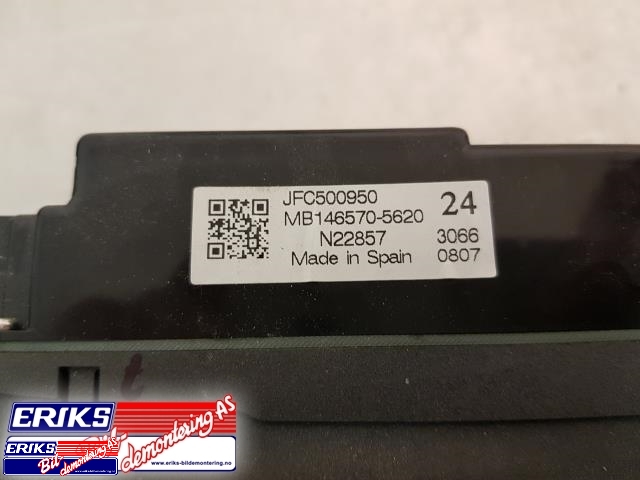 Varmeapparat betjening til Land Rover Discovery 2005-2009 (Type III) (JFC500950|)