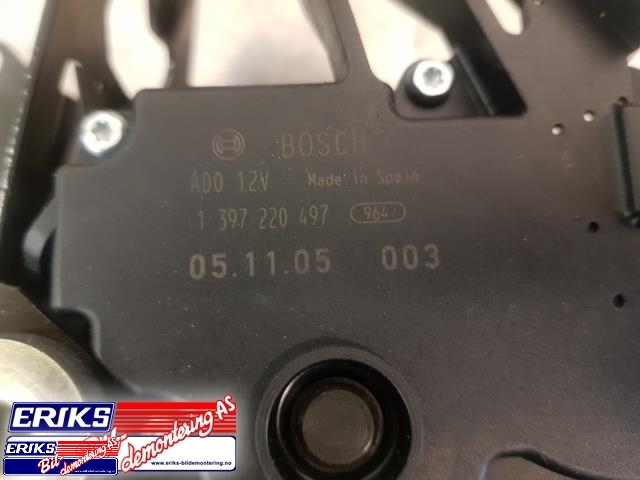 Viskermotor bakrute til BMW 3-Serie 2005-2011 (E90/E91/E92/E93) (E90/E91/E92/E93) (BOSCH|1 397 220 497|)
