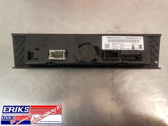 Varmeapparat betjening til BMW 3-Serie 2005-2011 (E90/E91/E92/E93) (E90/E91/E92/E93) (64 11 9 199 259|)