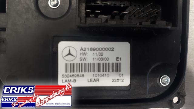 Styreenhet xenon/ballast til Mercedes C-Klasse 2011-2014 (Fase 2) (W204) (W204) (A2189000002|)