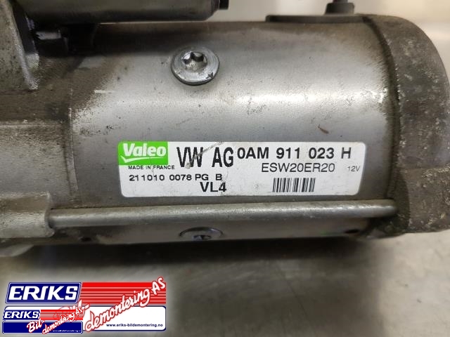 Starter til VW Golf, Plus/Cross 2009-2013 (Fase 2)  (VALEO|0AM 911 023 H|)