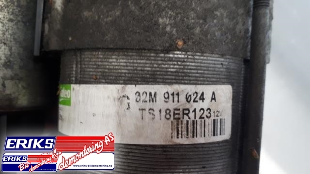 Starter diesel til VW Touran 2007-2010 (Type I, Fase 2)  (VALEO|02M 911 024 A|02M 911 024  X|)