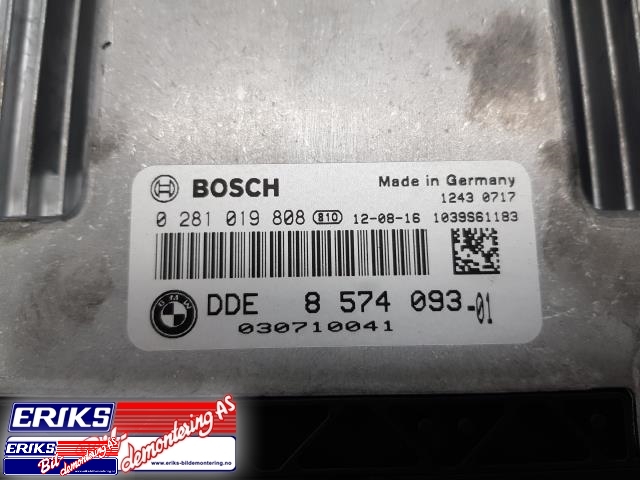 Styreenhet motor til BMW 3-Serie 2012-2018 (F30/F31/F34) (F30/F31/F34) (BOSCH|0 281 019 808|)