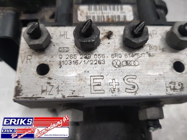 ABS sentral til VW Polo 2009-2014 (Type V, Fase 1)  (BOSCH|6R0 614 517 BA|6R0 907 379 AK)