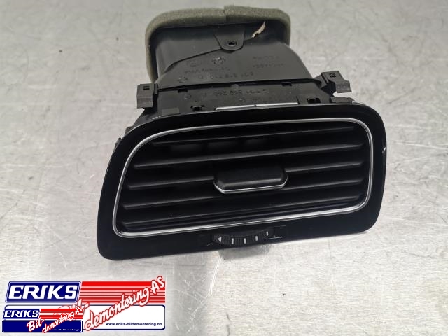 Dashbord friskluftdyse til VW Golf VII, 2012-2017 (Fase 1)