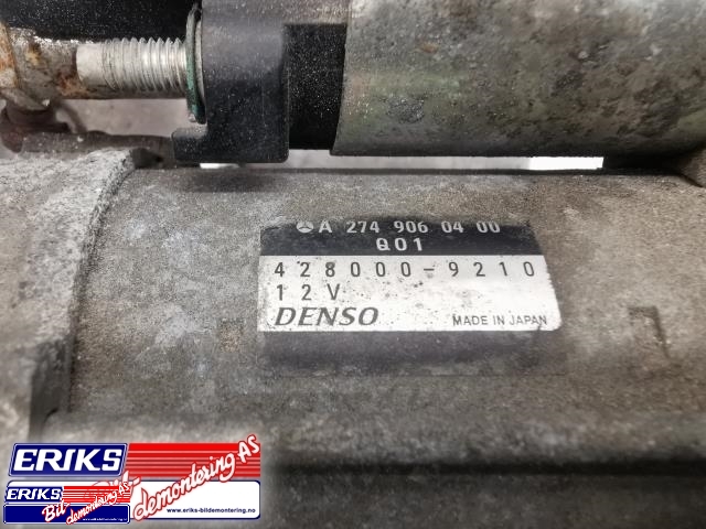 Starter til Mercedes C-Klasse 2011-2014 (Fase 2) (W204) (W204) (DENSO|A 274 906 04 00|)