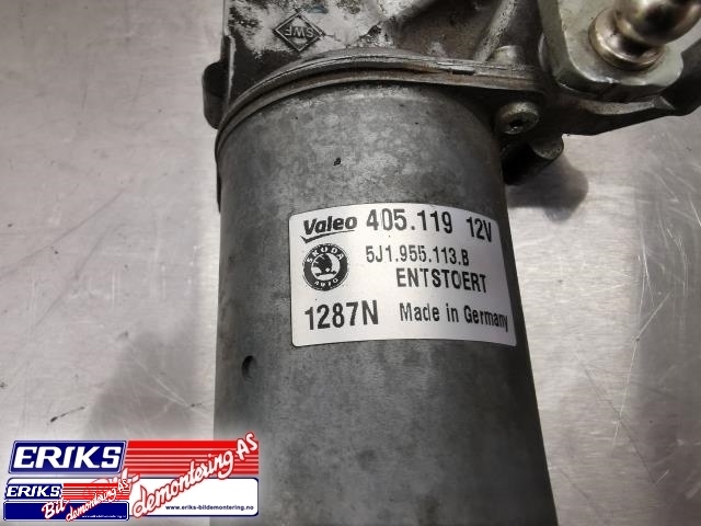 Viskermotor frontrute til Škoda Roomster 2006-2010 (Fase 1) (VALEO|405.119|5J1 119 113B|)