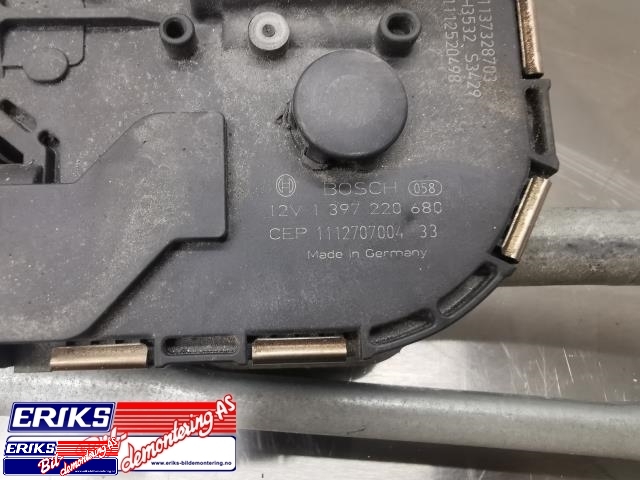 Viskermotor frontrute komplett m/overføring til Audi Q5 2008-2012 (Type I, Fase 1)  (BOSCH|1 397 220 680|)