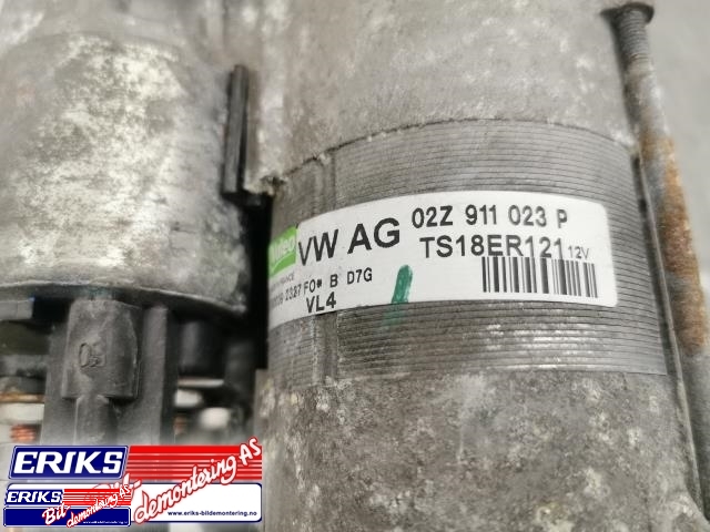 Starter diesel til VW Golf VI 2008-2012  (VALEO|02Z 911 023 P|)
