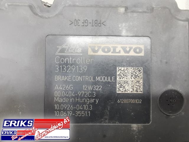 ABS sentral til Volvo V70 2007-2013 (Type III, Fase 1)  (ATE|P31329139|31329139|)