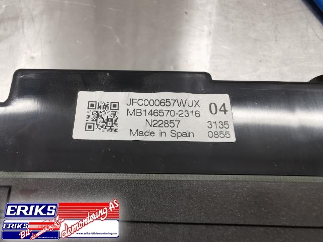 Varmeapparat betjening til Land Rover Discovery 2005-2009 (Type III)  (JFC000657WUX|)