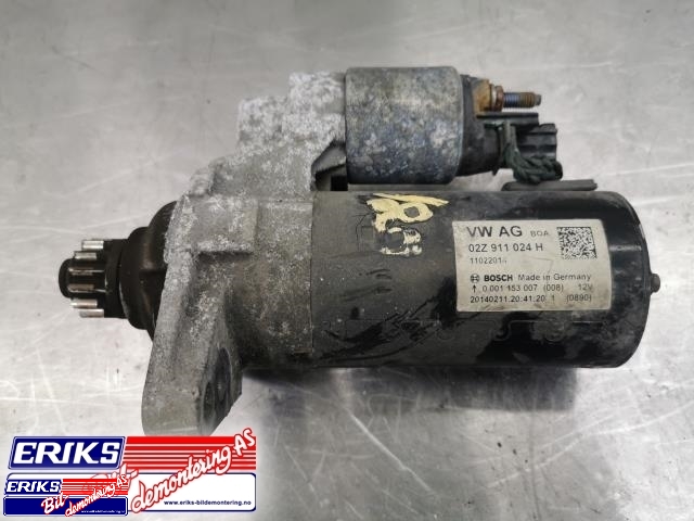 Starter diesel til VW Caddy 2010-2015 (Type III, Fase 2)  (BOSCH|02Z 911 024 H|)