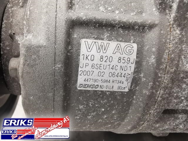 Aircondition kompressor til Audi TT 2006-2014 (Type II)  (DENSO|1K0 820 859 J|)