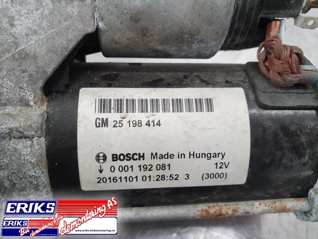 Starter til Opel Corsa E 2015-2019 (BOSCH|25 198 414|)