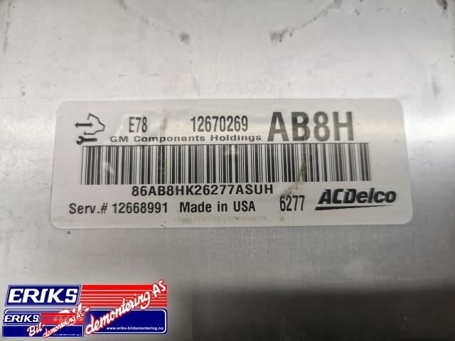 Styreenhet motor til Opel Corsa E 2015-2019 (ACDELCO|12670269|)