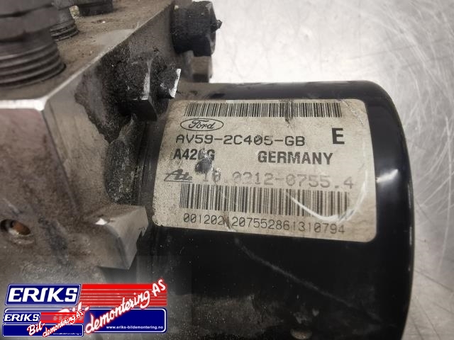 ABS sentral til Ford Fiesta 2008-2012 (Type VI, Fase 1) (ATE|10.0212-0755.4|10.0961-0150.3|)