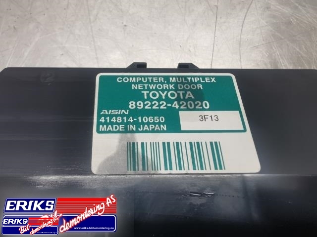 Styreenhet elektrisk bakluke til Toyota RAV4 2013-2015 (Type IV, Fase 1)  (89222-42020|)