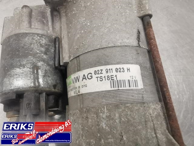 Starter diesel til Audi A3 2009-2012 (Type II, Fase 2)  (VALEO|02Z 911 023 H|)