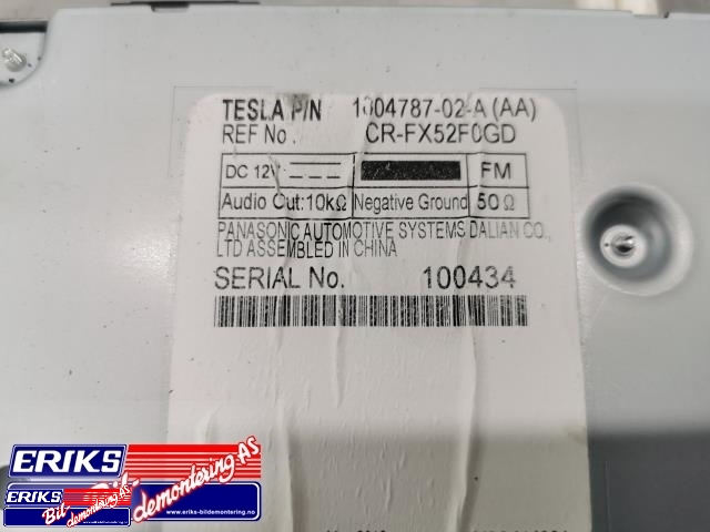 Bilstereo diverse til Tesla Model S 2013-2016 (Fase 1) (1004787-02-A|100434|)