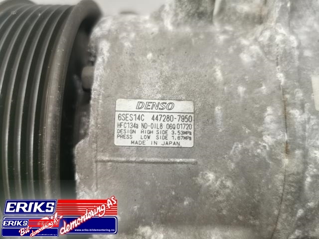 Aircondition kompressor til Toyota RAV4 2013-2015 (Type IV, Fase 1) (DENSO|447280-7950|)
