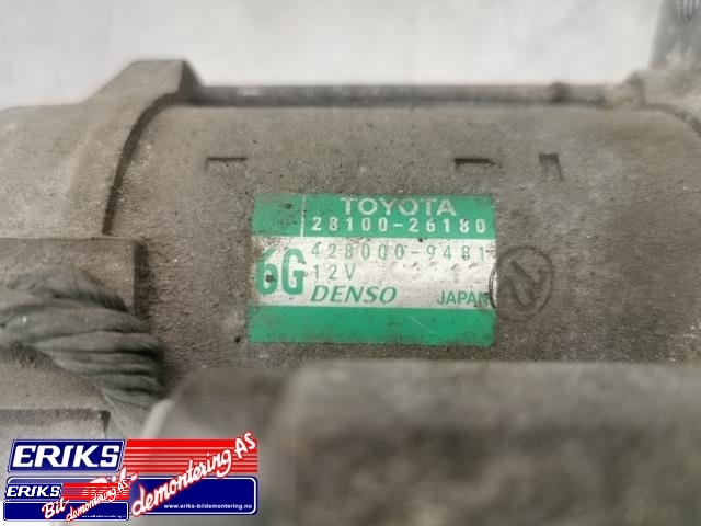 Starter diesel til Toyota RAV4 2013-2015 (Type IV, Fase 1)  (DENSO|28100-26180|)