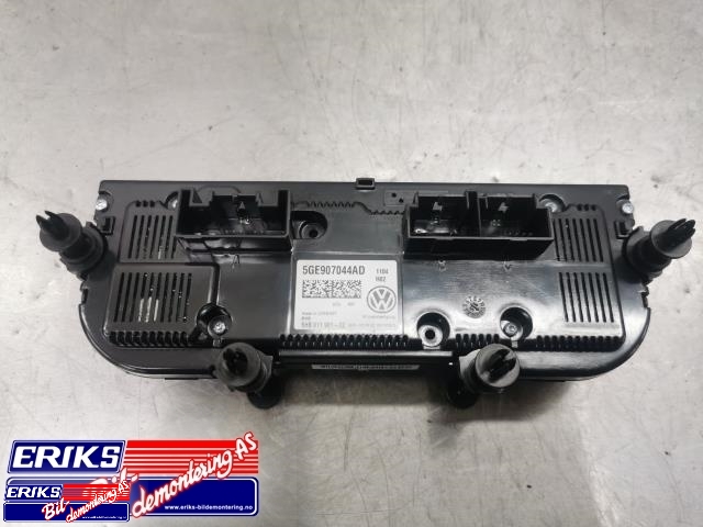 Varmeapparat betjening til VW e-Golf 2014-2017 (Fase 1)  (5GE 907 044 AD|)