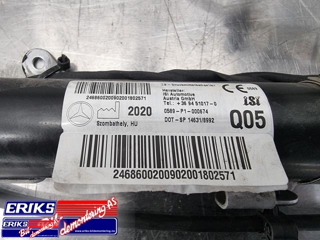 Airbag diverse til Mercedes A-Klasse 2012-2018 (W176) (W176) (0589P1000674|)