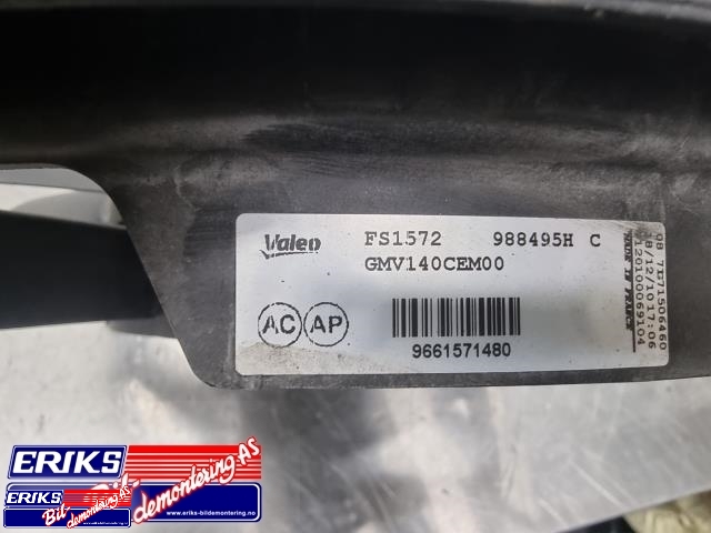 Kjølevifte elektrisk til Citroën C4 2011-2017 (Type II)  (VALEO|9661571480|)