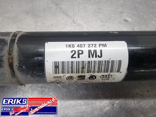 Drivaksel høyre foran, diesel/automat til VW Golf VI 2008-2012 (1L0 407 272 PM|)