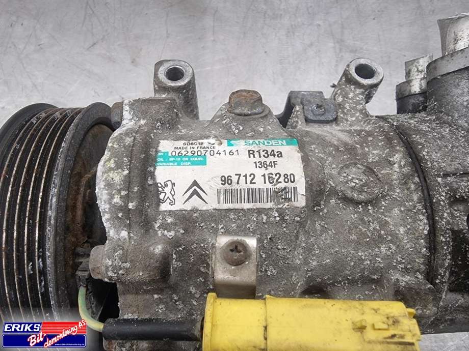 Aircondition kompressor til Peugeot 308 2011-2013 (Type I, Fase 2) (SANDEN|9671216280|)