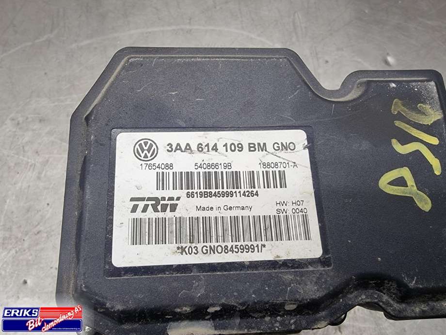 ABS sentral til VW Passat 2011-2015 (B7) (B7) (TRW|3AA 614 109 BM|)