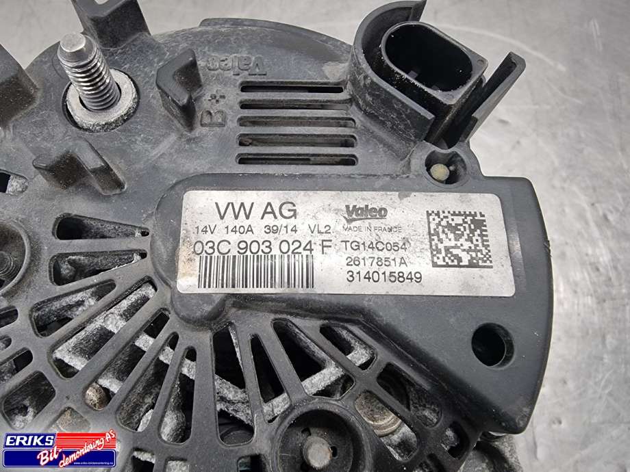Dynamo til VW Passat 2011-2015 (B7) (B7) (VALEO|03C 903 024 F|)