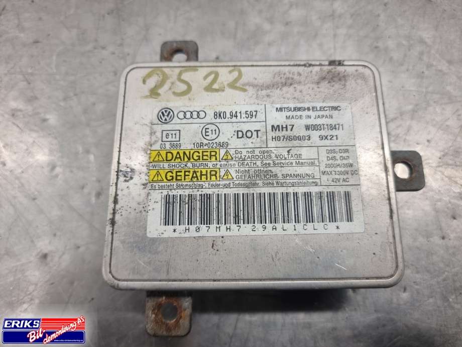 Styreenhet xenon/ballast til Audi A4 2007-2014 (Type IV) (B8) (B8) (MITSUBISHI EL|8K0 941 597|)