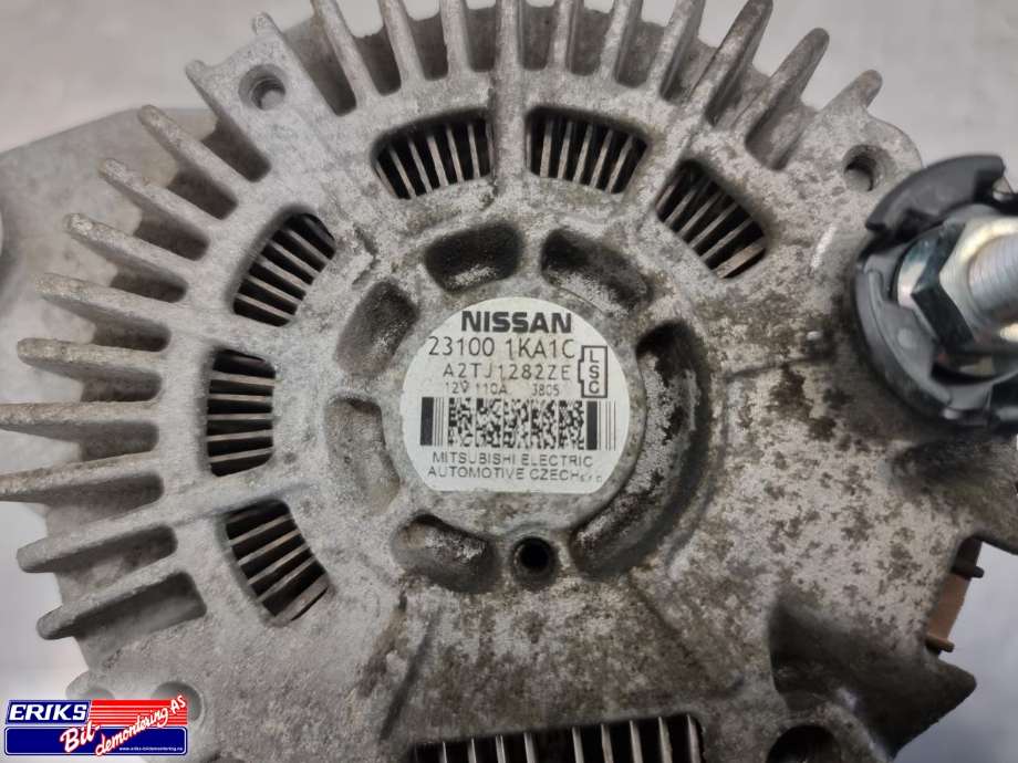 Dynamo til Nissan Qashqai 2010-2014 (Type I, Fase 2)  (23100 1KA1C|)