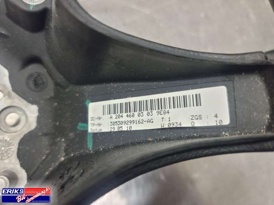 Airbag rattpute til Mercedes C-Klasse 2011-2014 (Fase 2) (W204) (W204) (204 460 03 03|)