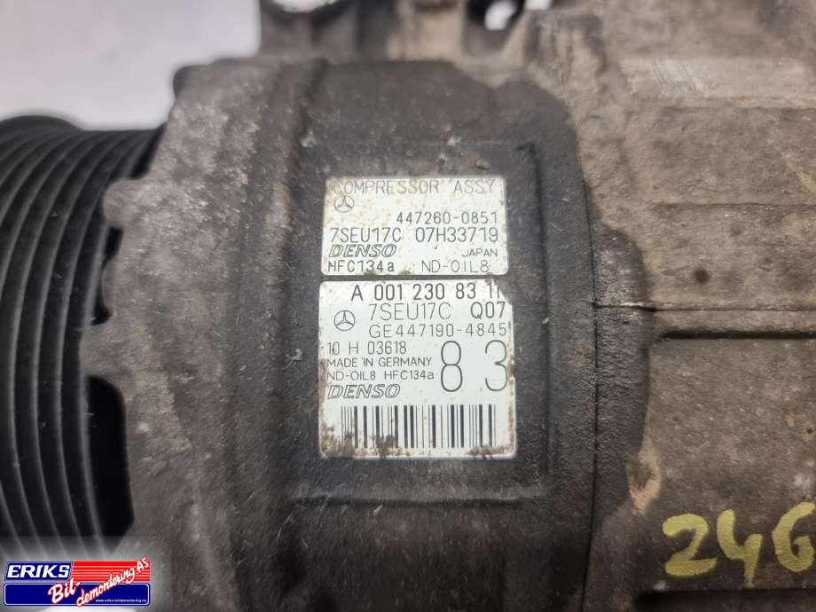 Aircondition kompressor til Mercedes R-Klasse 2006-2013 (W251) (W251) (DENSO|A 001 230 83 11|)