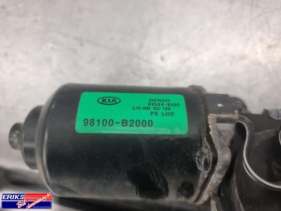 Viskermotor frontrute komplett m/overføring til Kia Soul 2014-2019 (Type II)  (DENSO|98100-B2000|)