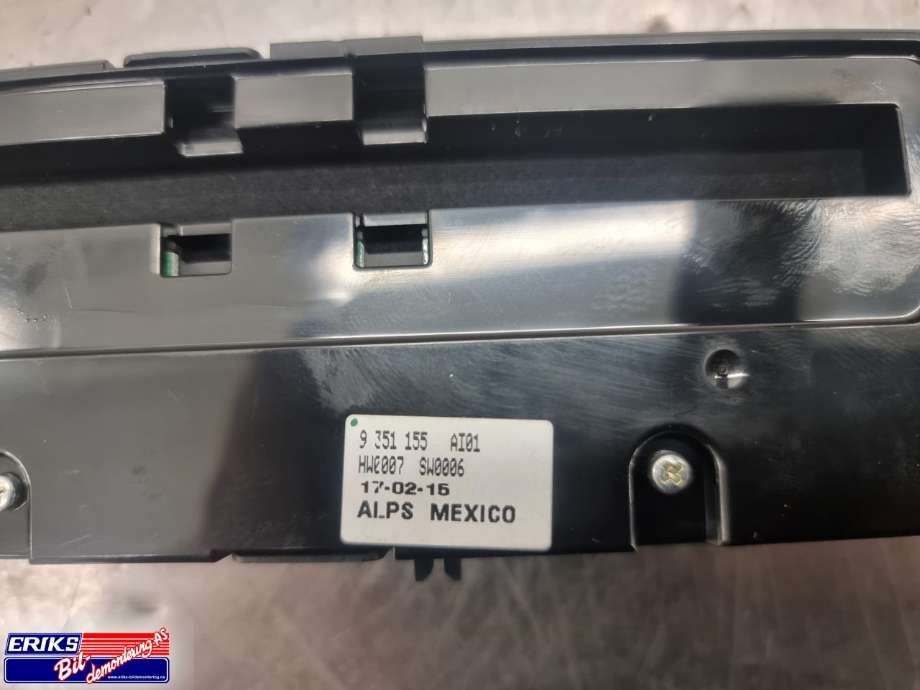 Bilstereo betjeningspanel til BMW X3 2010-2017 (F25) (F25) (9 351 155|)