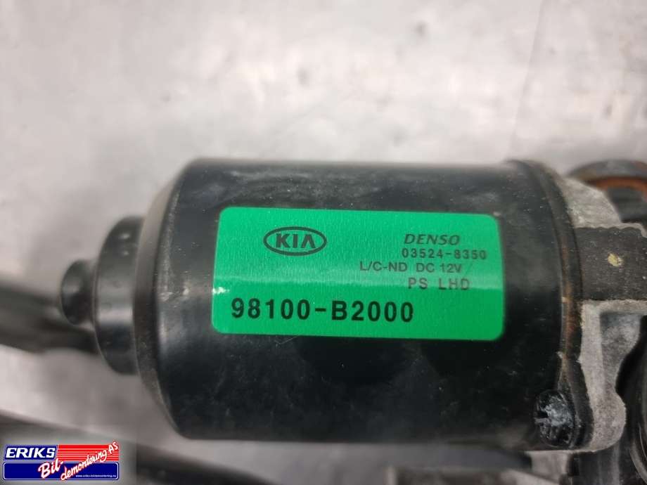 Viskermotor frontrute komplett m/overføring til Kia Soul 2014-2019 (Type II)  (DENSO|98100-B2000|)