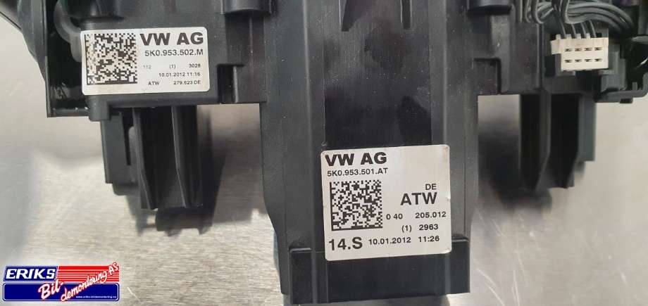 Bryter combi til VW Touran 2010-2015 (Type I, Fase 3)  (5K0953502|5K0 953 501|)