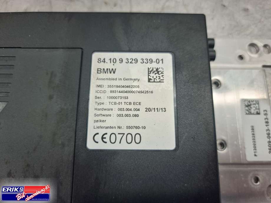 Styreenhet diverse til BMW 2-Serie 2014-2021 (F22/F23) (F22/F23) (84.10 9 329 339-01|9 329 339|)