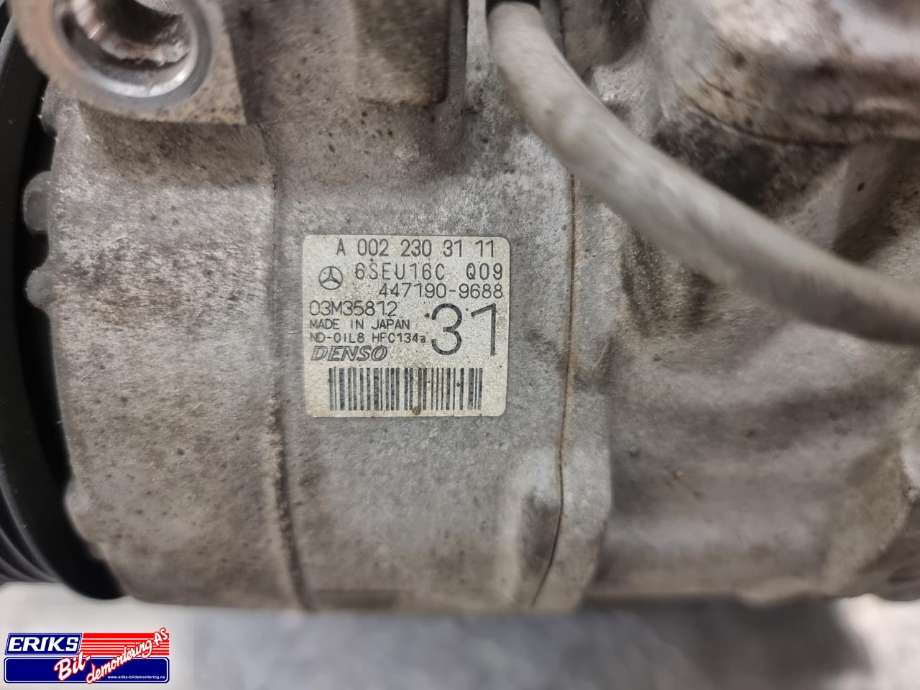 Aircondition kompressor til Mercedes E-Klasse 2009-2013 (Fase 1) (W212) (W212) (DENSO|A 013 154 68 02|A 002 230 31 11|)