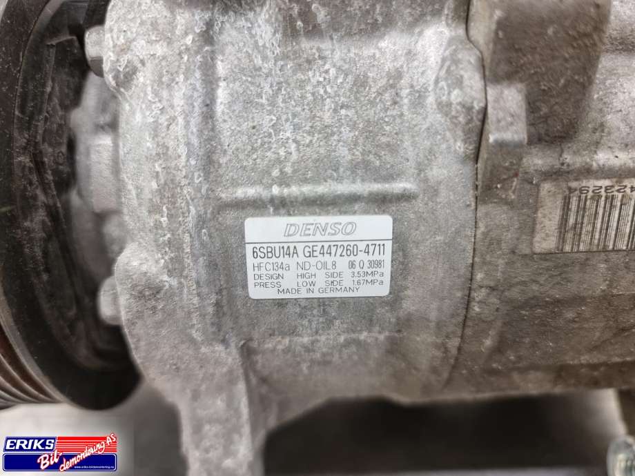 Aircondition kompressor til BMW 1-Serie 2011-2015 (Fase 1) (F20/F21) (F20/F21) (DENSO|64 52 9 223 694|)