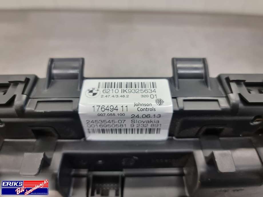 Instrumentpanel til BMW 1-Serie 2011-2015 (Fase 1) (F20/F21) (F20/F21) (9 232 891|)