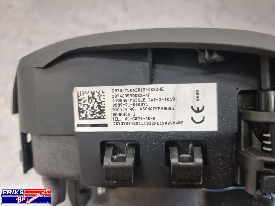 Airbag rattpute til Ford Mondeo 2014-2019 (Type V, Fase 1)  (DS73-78043B13|)