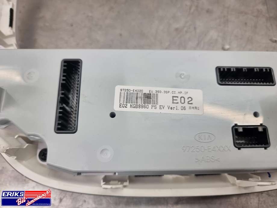 Varmeapparat betjening til Kia Soul 2014-2019 (Type II)  (97250-E4020|)
