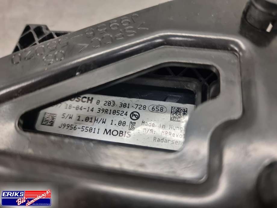 Sensor radar til Hyundai Kona 2017-2021 (Type I, Fase 1)  (BOSCH|0 203 301 728|39R10524|J9956-55011)